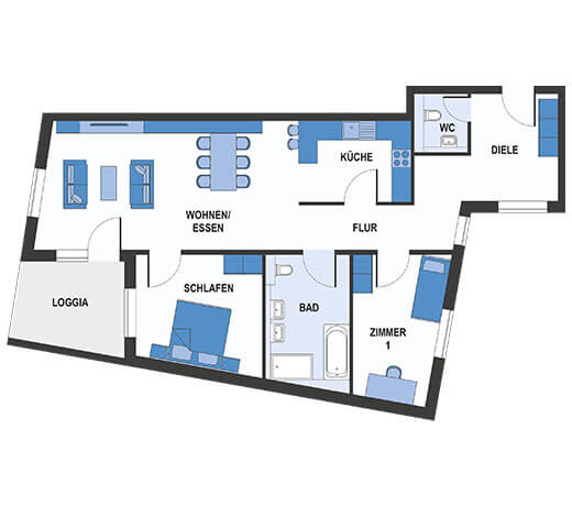 Etagenwohnung Etagenwohnung