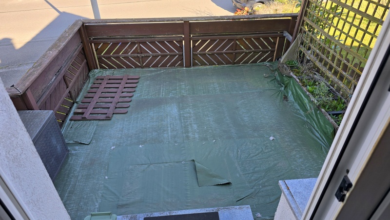 Balkon im EG