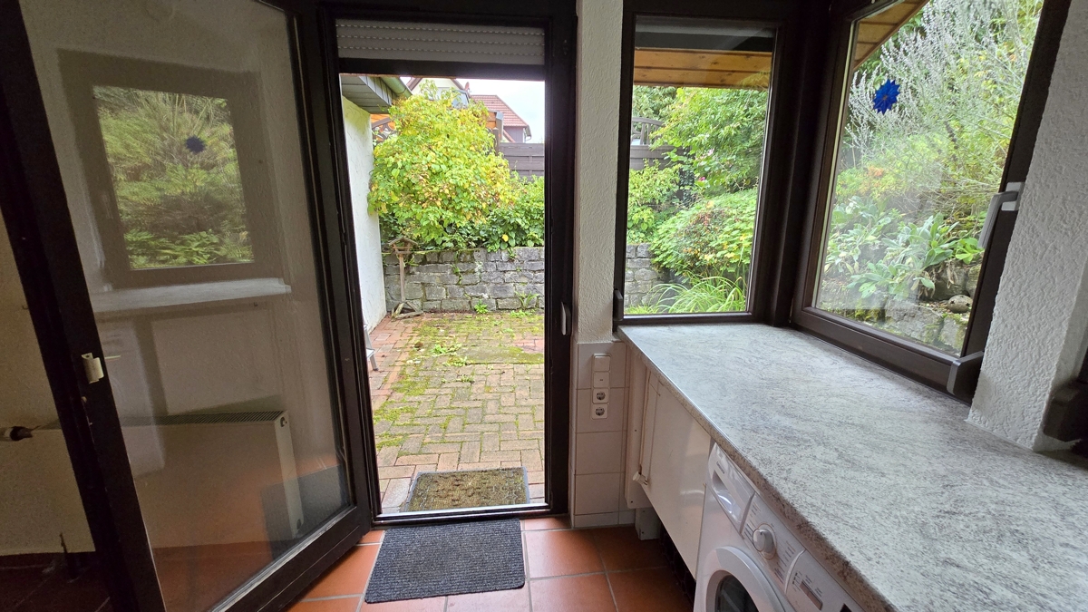 Zugang von der Küche zu Terrasse 2