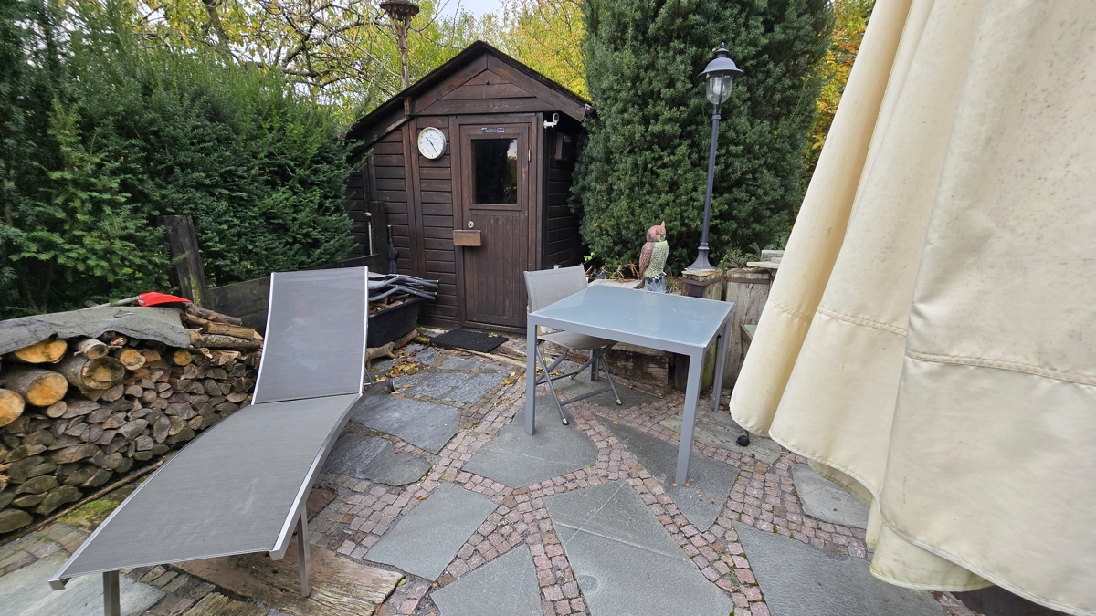 Terrasse 2 und Gartensauna