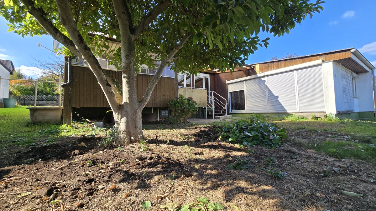 Garten / Hausansicht hinten