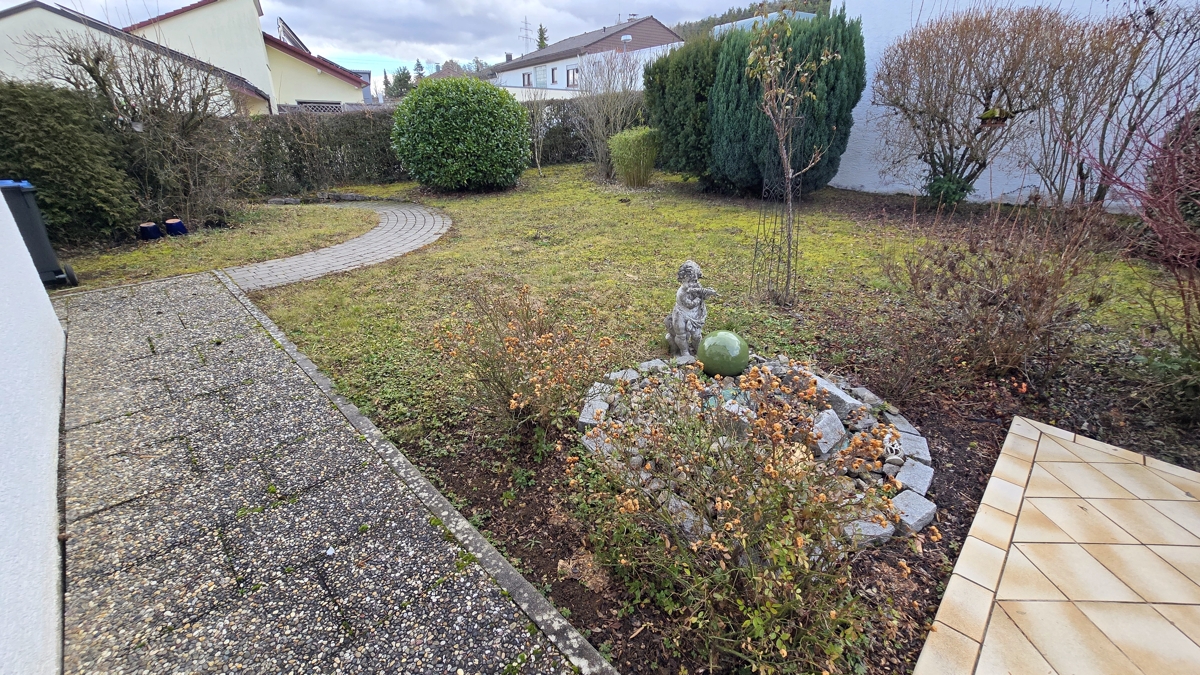 Garten in Südausrichtung