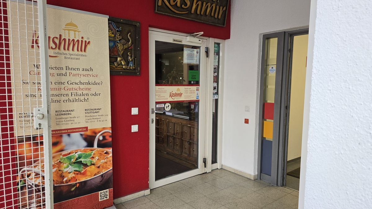 Eingang zum Restaurant