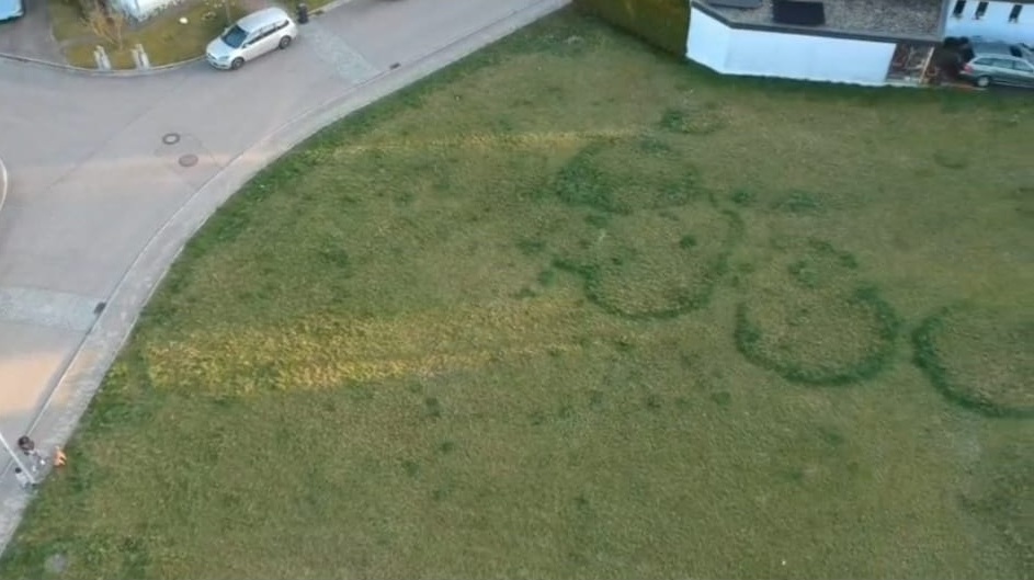 Grundstück von oben