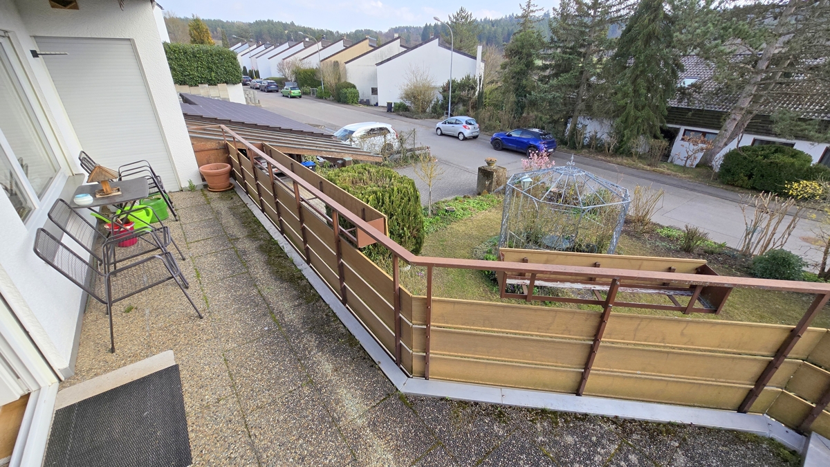 Terrasse und Ausblick