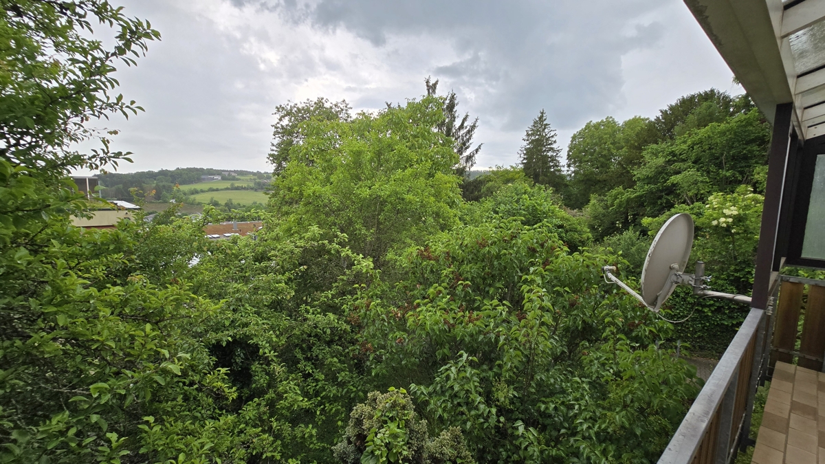 Ausblick vom Balkon