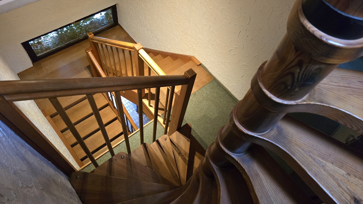 Treppenhaus von oben