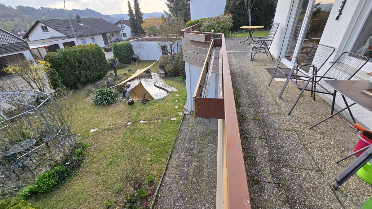 Terrasse und Garten