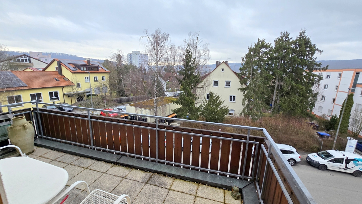 Aussicht vom Balkon