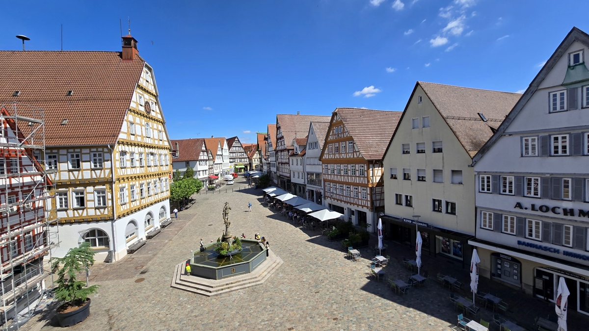 Ausblick auf den Marktplatz