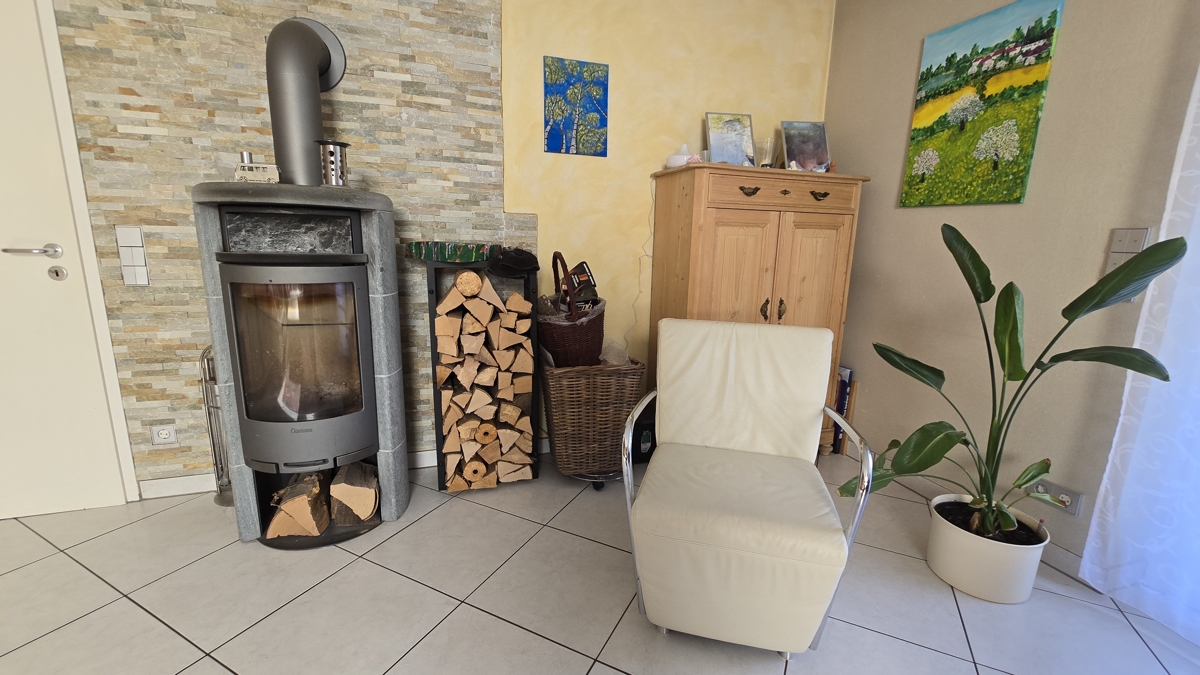 Kamin im Wohnzimmer